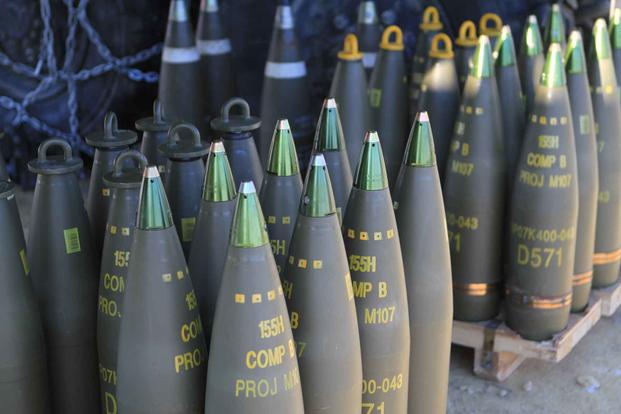mil 155 mm artillery rounds 1800